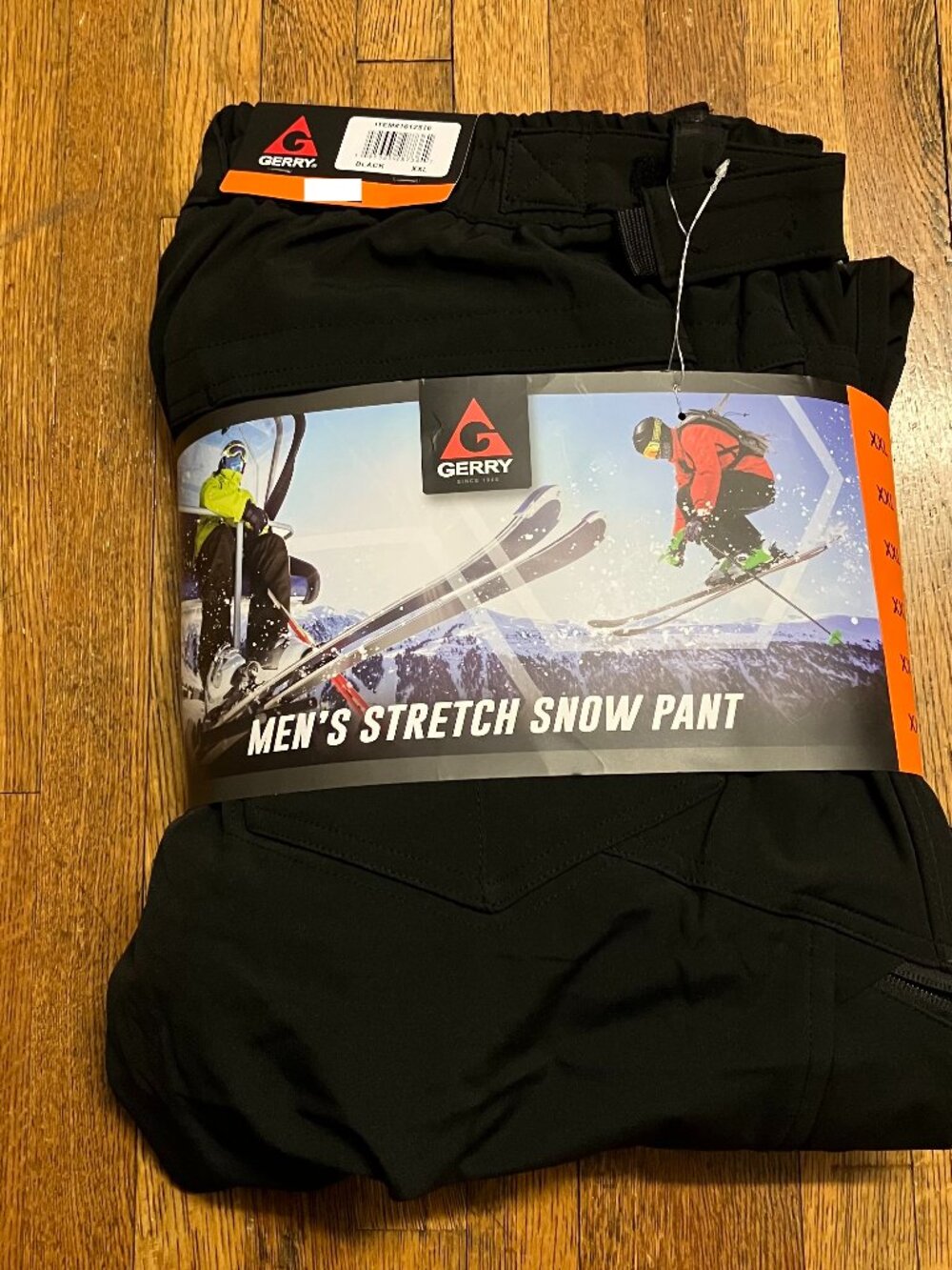 NWT Gerry Men's Stretch Snow Pants Black